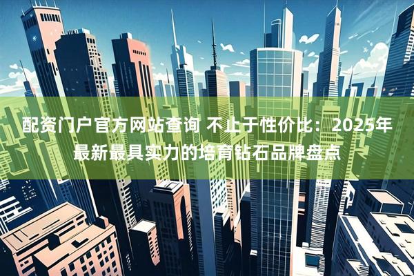 配资门户官方网站查询 不止于性价比：2025年最新最具实力的培育钻石品牌盘点